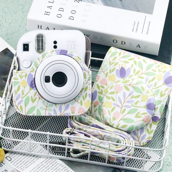 Polaroid mini 12 erikoismalli värikäs metsäkameralaukku Monivärinen