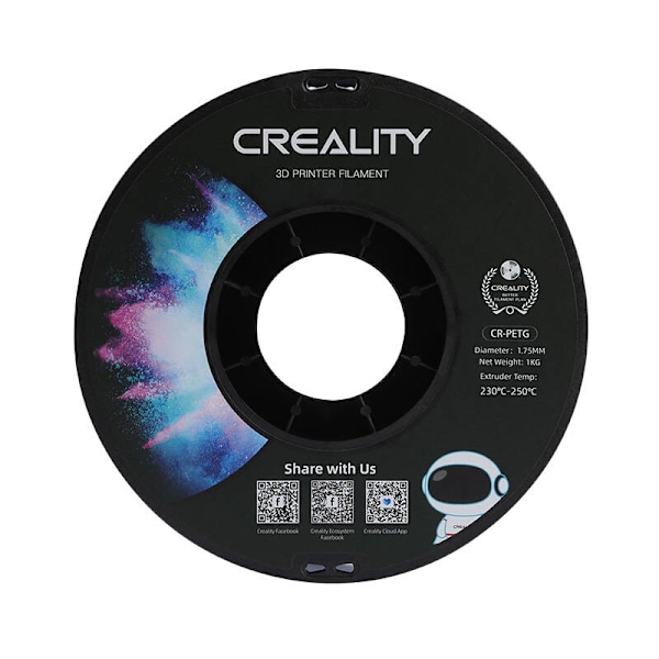 CR-PETG Filament Creality (svart)