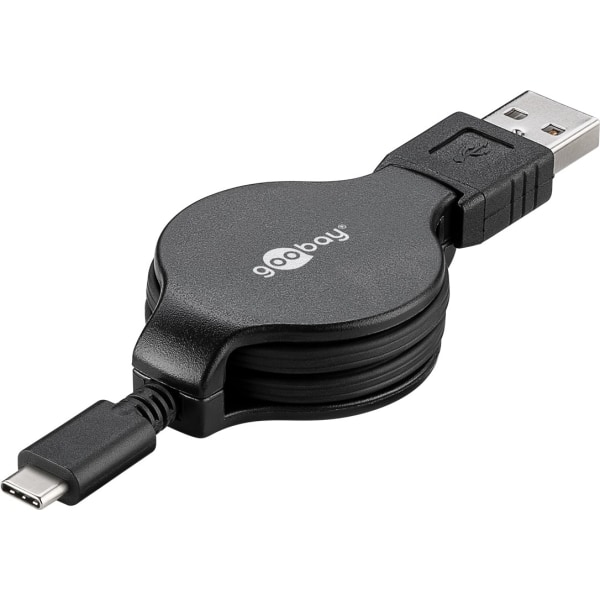 Goobay USB-C™ laddnings- och synkroniseringskabel, förlängningsb