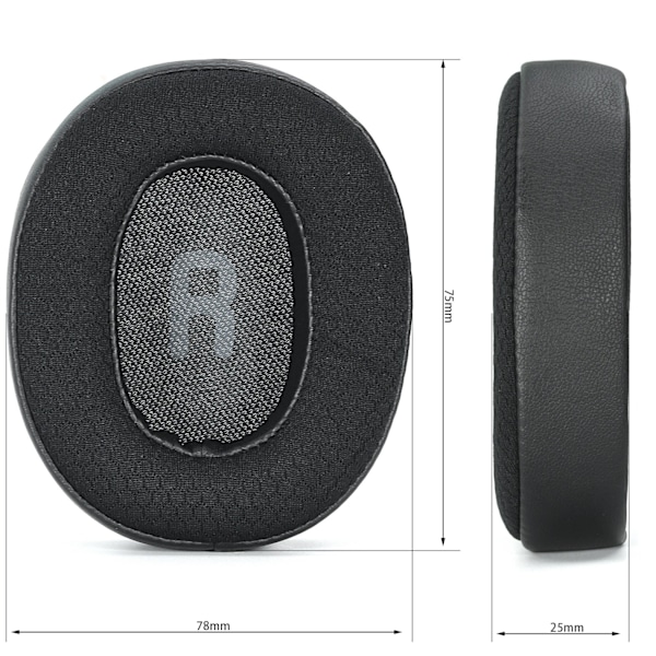 Proteinläder & Mesh Öronkuddar för Tune 700BT Serien - 2 Pack