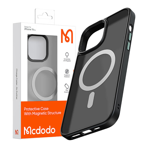 Magnetisk etui McDodo til iPhone 14 plus (sort)