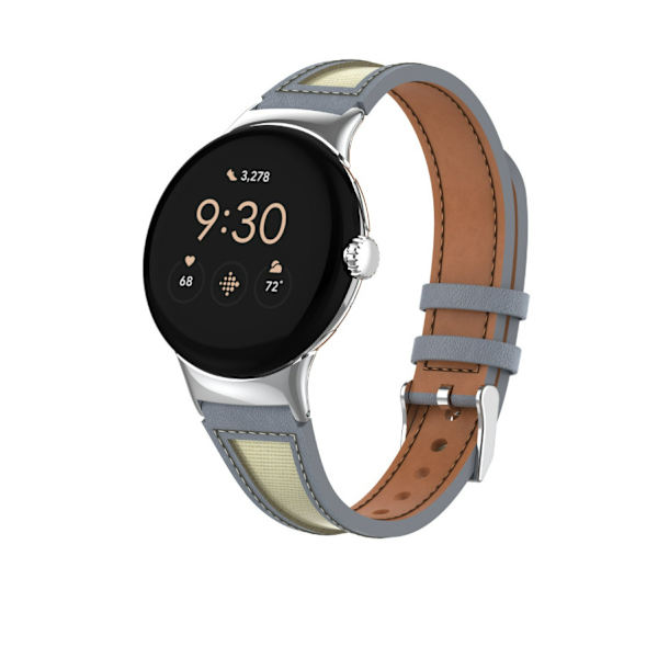 Patchwork Google Pixel Watch Band Grå