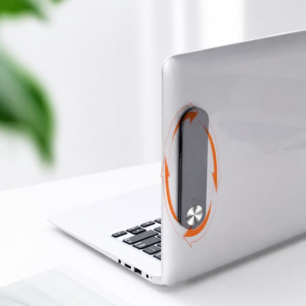 Magnetiskt laptopstativ för dubbla skärmar, kompakt och hopfällbart ABS-tillbehör White White