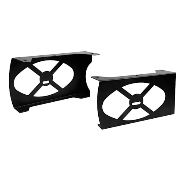 PS5-konsol under skrivbord väggfäste (2-pack)