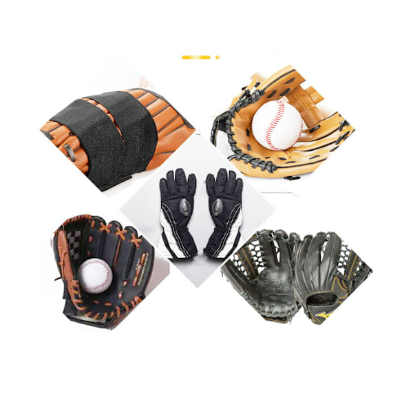 Baseballhandske-rem med velcro