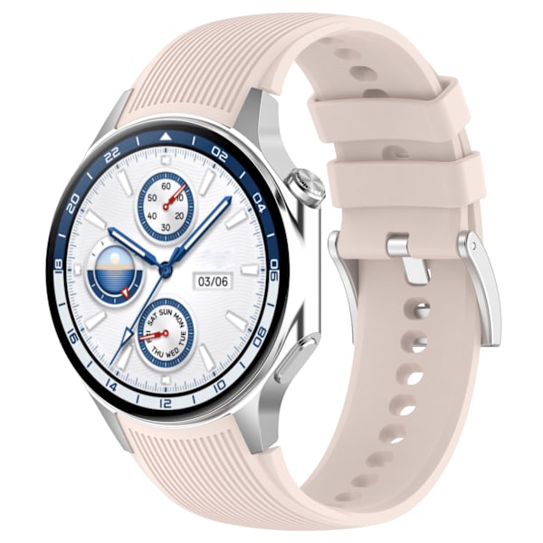 Silikone urrem til Oppo Watch X2, Oneplus Watch3 Lyserød