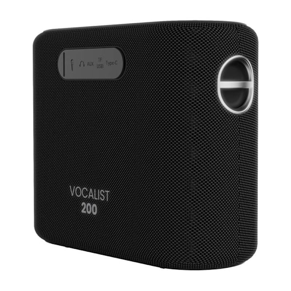 HiFuture Vocalist 200 Bluetooth-högtalare + 2 mikrofoner (svart)