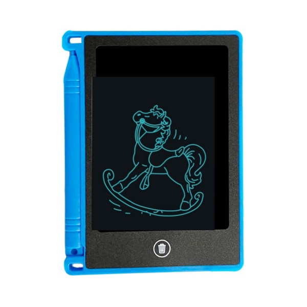 4,4" LCD digital ritplatta med penna Blå