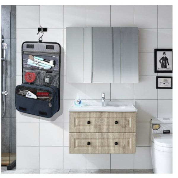 Ny Vandtæt Toilettaske til Forretningsrejser Sort