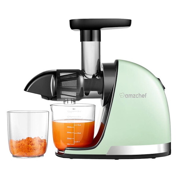AMZCHEF 1501-GN-SM sakta juicepress (grön)