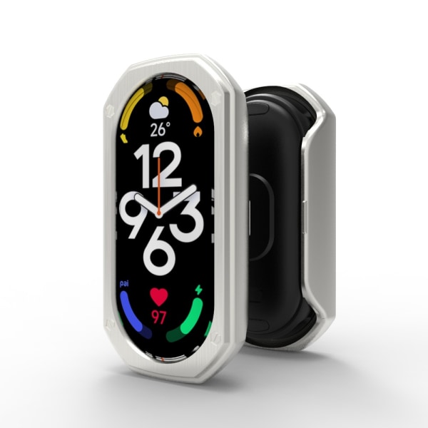 Skyddande klockfodral för Xiaomi Mi Band 8 och NFC-version Vit