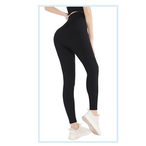 Højtaljede yogabukser L