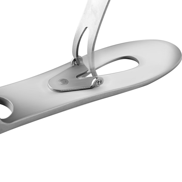 Nagelklippare i silver med läderfodral