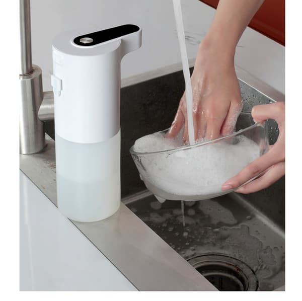 Smart Sensor Flytande Tvål Dispenser - Skum & Gel White White