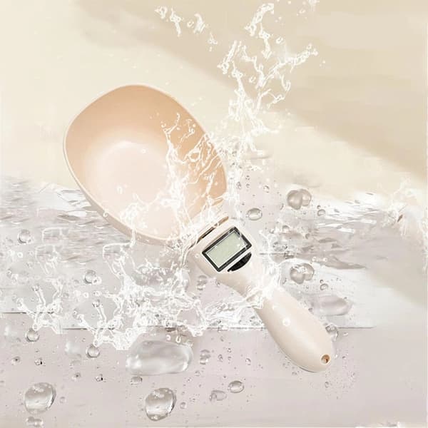 Digital Measuring Spoon Scale - 800g kapacitet, 1g noggrannhet, g/oz/ml konvertering, CR2032 driven