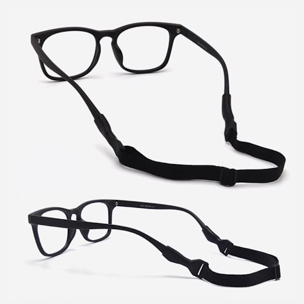 INF Elastiska glasögonsnoddar - Justerbara Sportband 2-pack