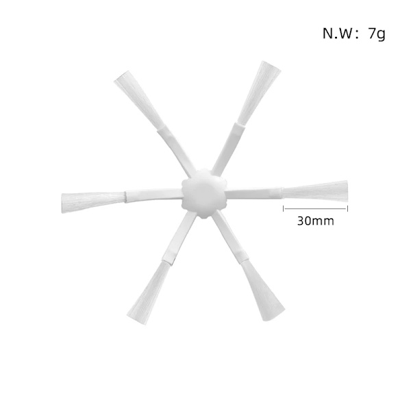 8 dele tilbehørssæt til Xiaomi Mi Robot Vacuum Mop 2 STYTJ03ZHM