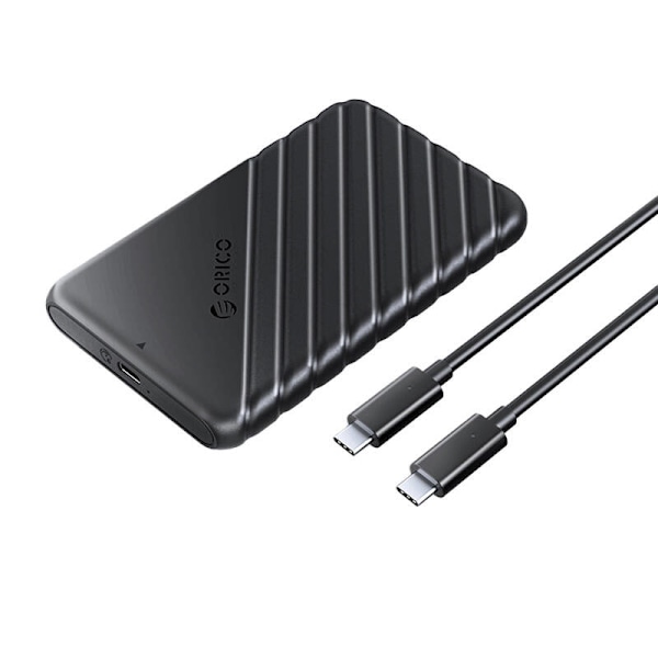Orico HDD 2,5" hölje USB-C 3.1 Gen1 6Gbps Svart