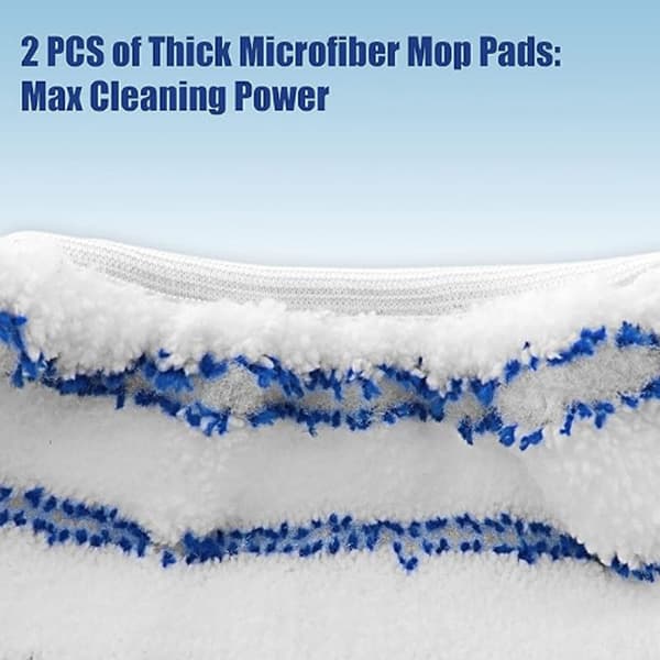 Platta moppdynor av mikrofiber Blue Blue