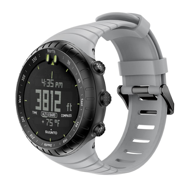 TPU-ranneke Suunto Core -sarjan kelloille Harmaa