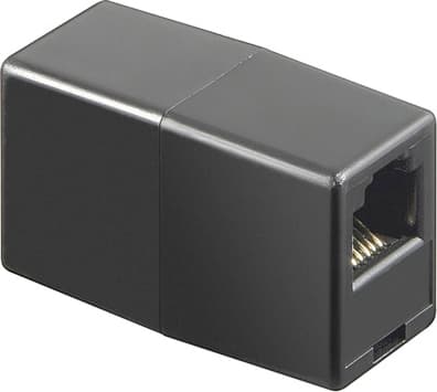 Verkkoliitin 8P/8C RJ45, musta