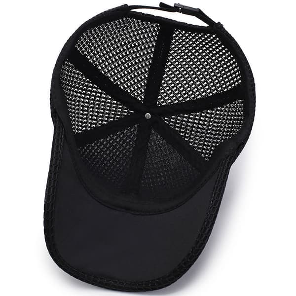 Åndbar mesh hat Mænds forår og sommer Black Black