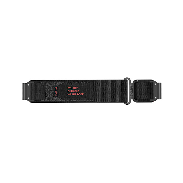 Nylon klockarmband för Garmin Fenix 5x/6x/7X/8 51mm Svart 26 mm