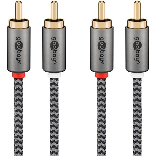 Stereo RCA-kaapeli, 1 m