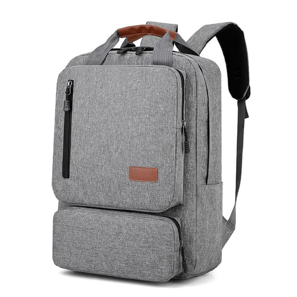 Multifunktionell bärbar nylonryggsäck Grey Grey