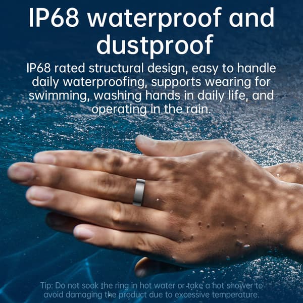 Smart Ring R1000 - Keramikutgåva Black 9 Black 9