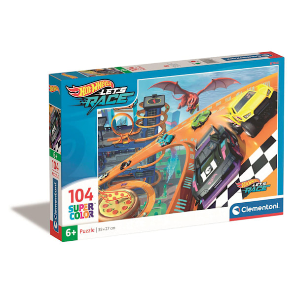 Puslespil 104 Pcs Hotwheels