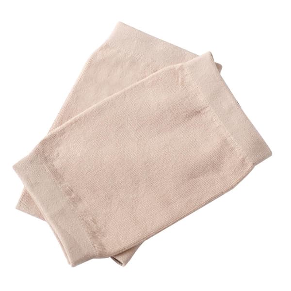 Fleeceforede knævarmere i bomuld med elastisk unisex-pasform og skridsikker silikone skin skin