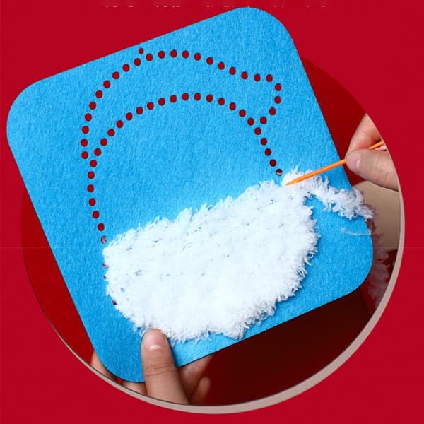 DIY Jul Pepparkaksgubbe Trådning Konst Kit - Festligt Pysselkul
