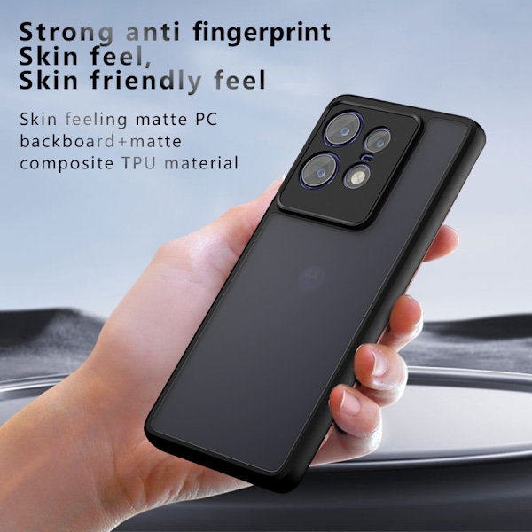 Mattamusta suojakotelo Motorola-puhelimelle Malli 4