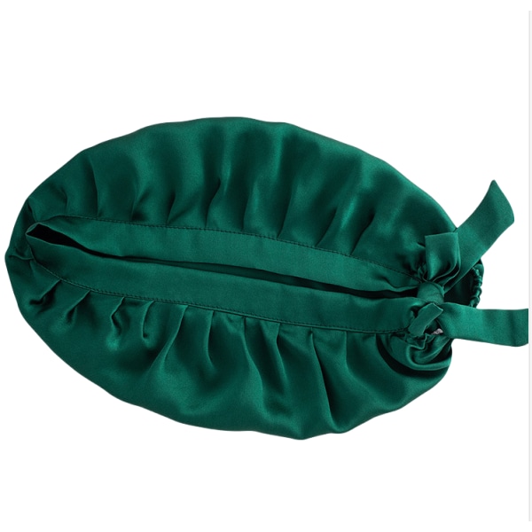 16 Momme Mulberry Silk Sovmössa Grön