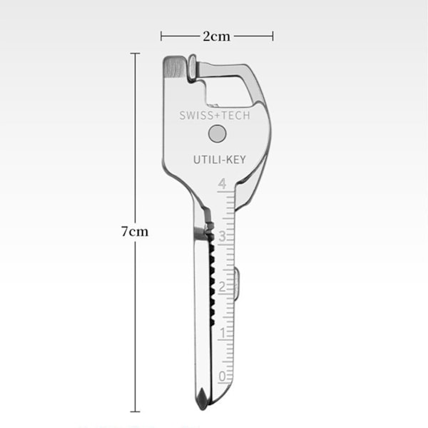 6-in-1 monitoiminen avaimenperä