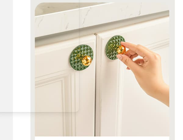 3-Pack Porattavat seinäkoukut - vahingoittamattomat liimakoukut Green Green