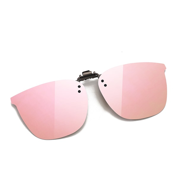 Polariserade Clip-on Solglasögon Rosa