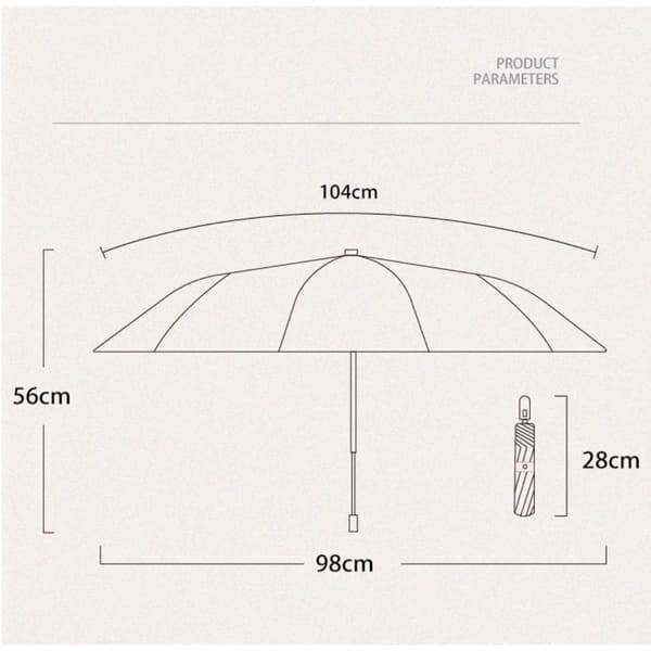 Automatisk foldbar paraply - Memory Patch Easy-Fold til pendling og rejse, D-formet memory fold system, vandafvisende PG-stof, 8-bens glasfiberramme B Blue