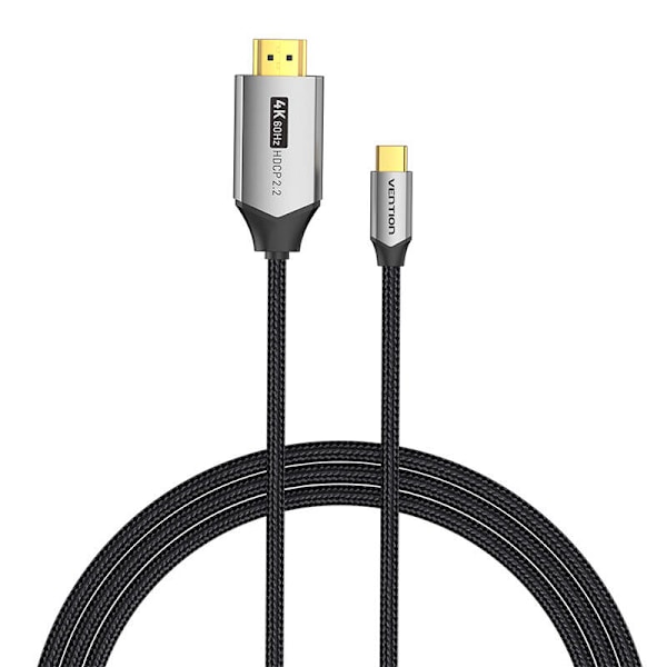 USB-C till HDMI 2.0-kabel Vention CRBBH 2m, 4K 60Hz (svart)