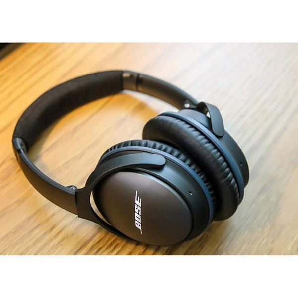 INF Högkvalitativa öronkuddar till Bose QC 35/25/15 hörlurar 1 par Svart