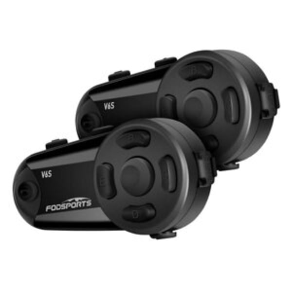 Fodsports V6S motorcykel intercom två-pack