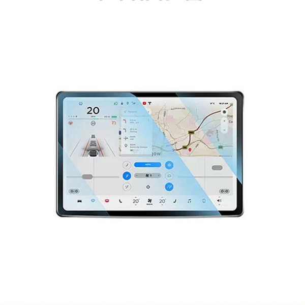 Skærmbeskytter i hærdet glas til Tesla Model 3/Y Øjenbeskyttende blå lys version
