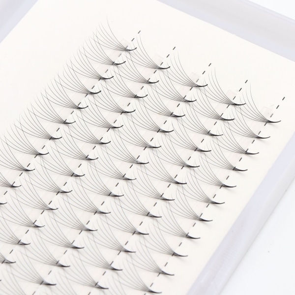 Vippeklaser eyelash extension 6D-D 100-dele Sort 13 mm