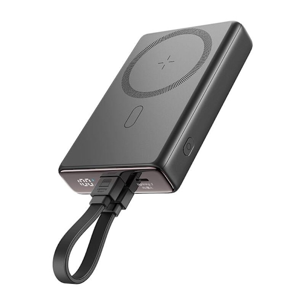 Joyroom magnetisk powerbank med stativ JR-PBM01, 20W, 10000mA (svart)
