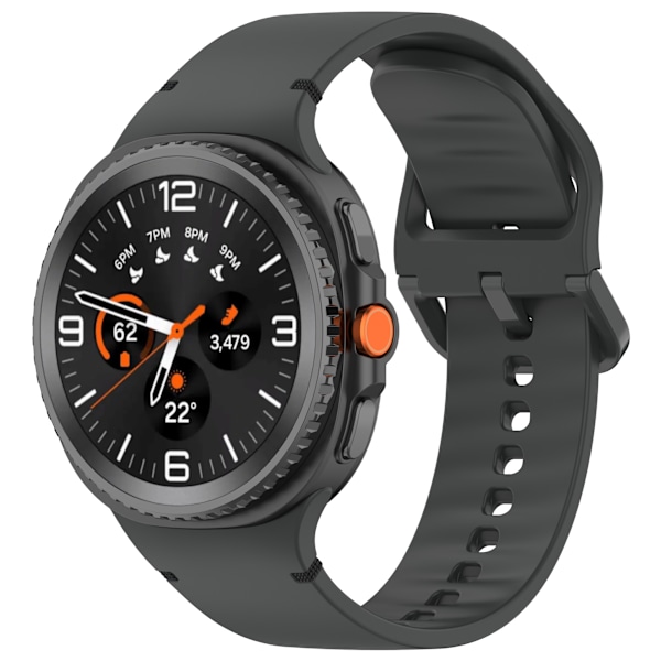 Silikonarmband för Samsung Galaxy Watch 8 Grå