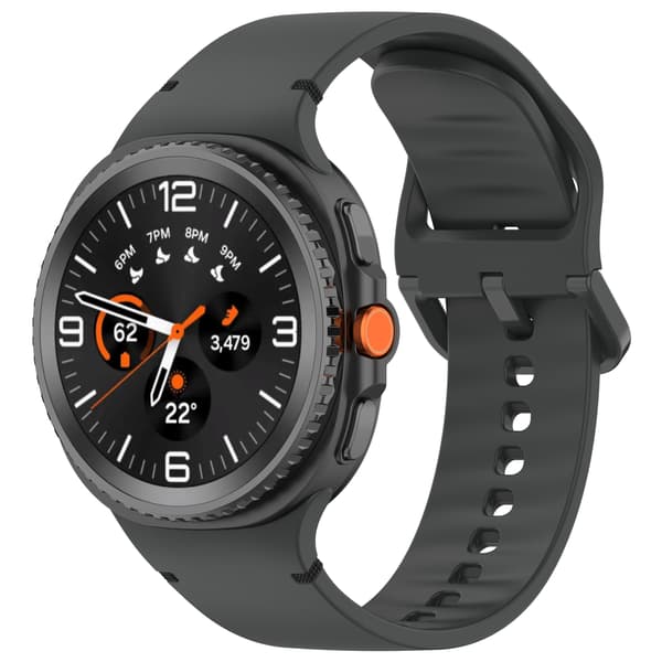 Silikone rem til Samsung Galaxy Watch 8 Grey Grey