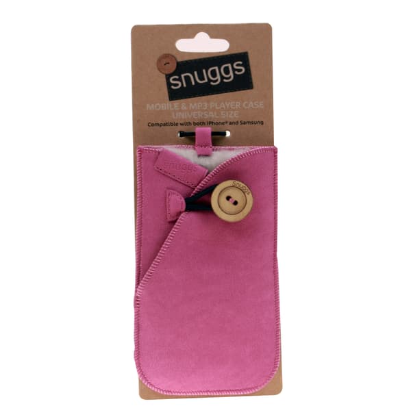 Mobil sleeve Universal Rosa Mocca Uld på indersiden