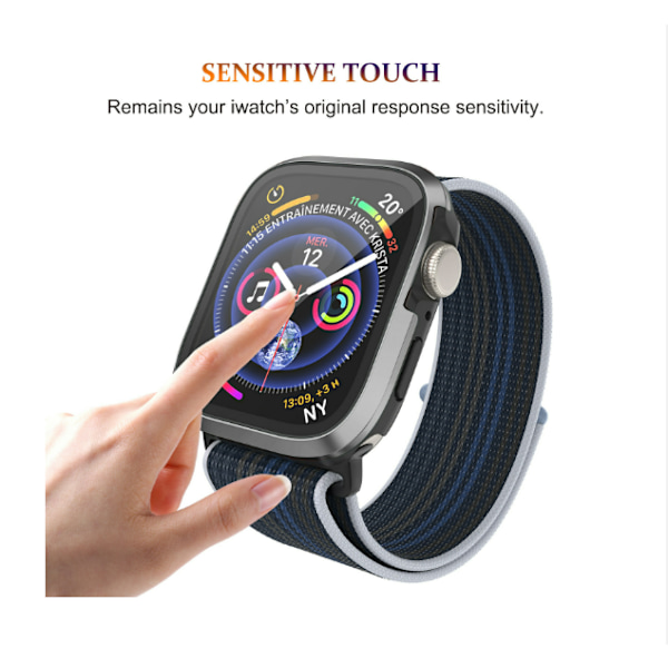 Alumiiniseoskotelo karkaistulla kalvolla Apple Watch 10:lle 42 mm