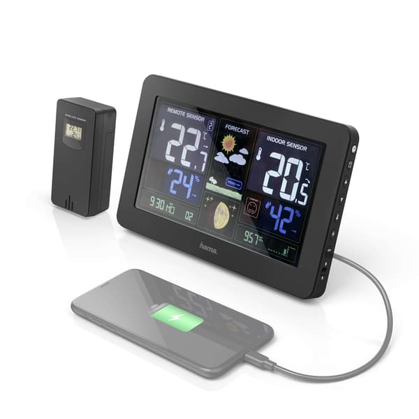 HAMA Väderstation Premium Inkl. USB-laddning